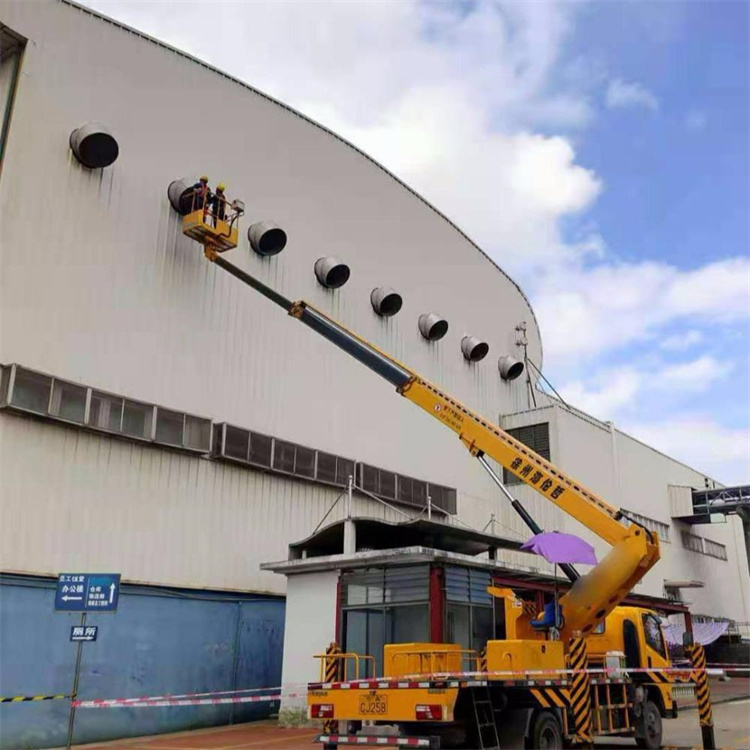 锦山镇高空作业车出租服务：专业广告牌安装解决方案